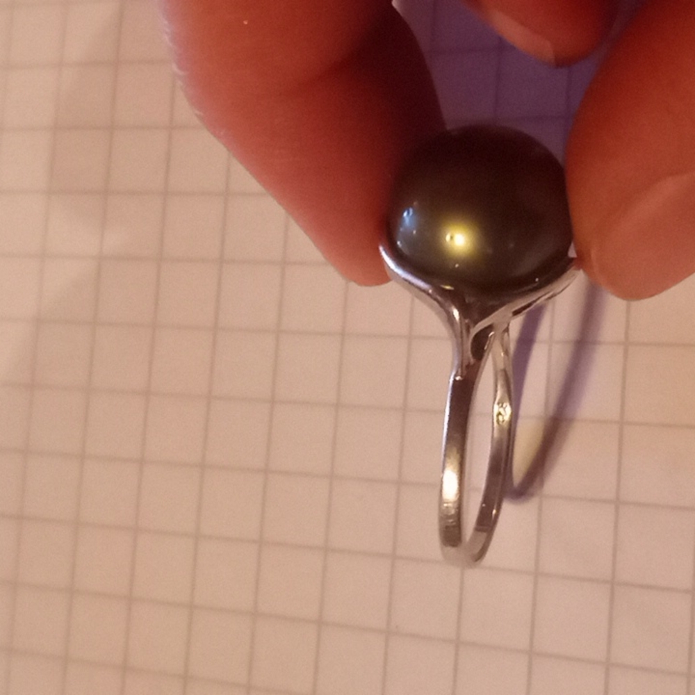 Tahitian pearl ring - Picture 6 of 8